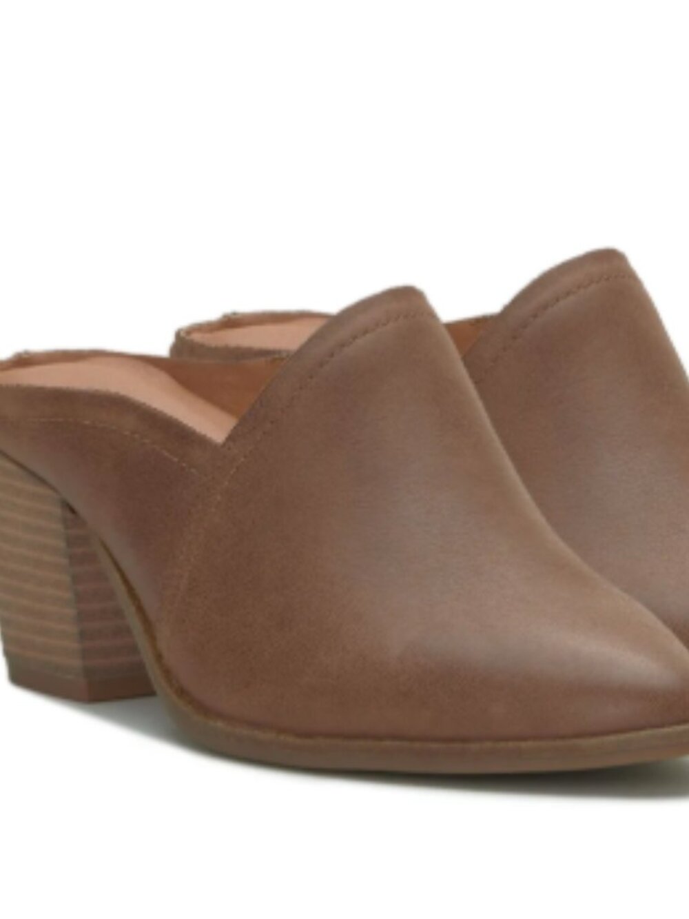 Lucky Brand Bryanna Pointed Toe Mule in Cognac Brown size 8 never worn - Picture 5 of 5